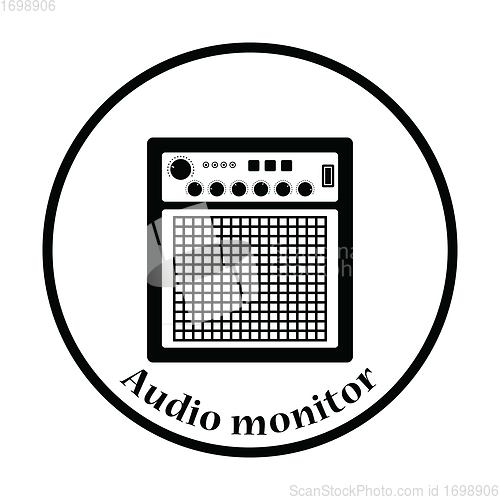 Image of Audio monitor icon