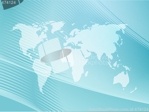 Image of Map of the world illustration