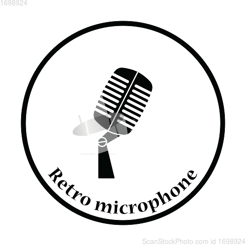 Image of Old microphone icon