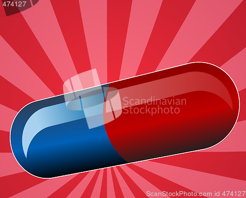 Image of Illustration of medical pill