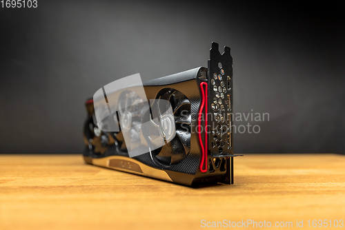 Image of High end Graphics card closeup