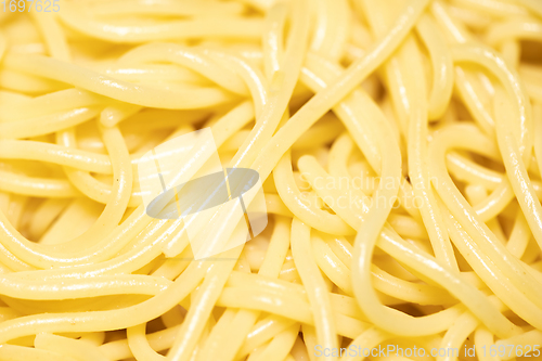 Image of Spaghetti closeup photo as background texture