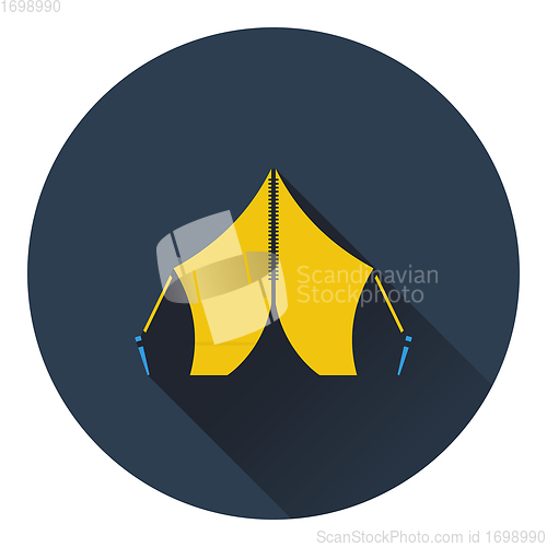 Image of Touristic tent icon