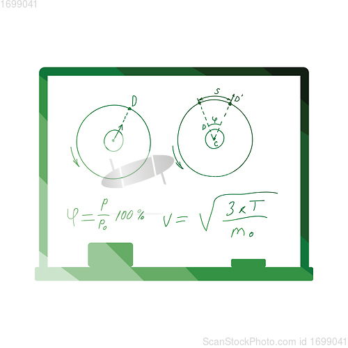 Image of Classroom blackboard icon
