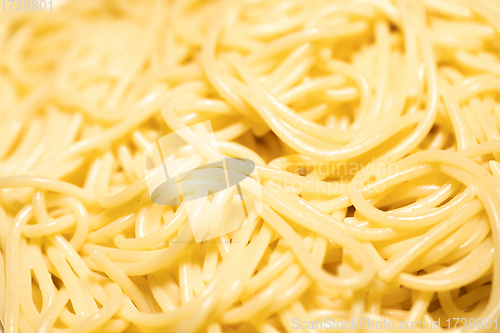 Image of Spaghetti closeup photo as background texture
