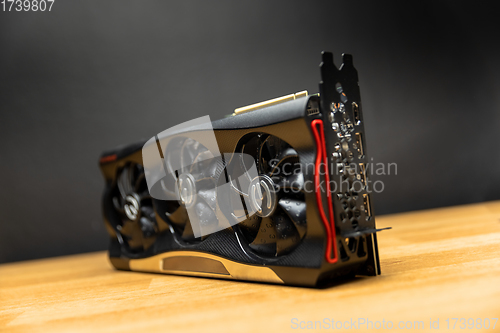 Image of High end Graphics card closeup