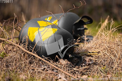 Image of Radioactive waste thrown out as garbage