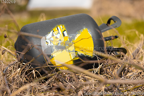 Image of Radioactive waste thrown out as garbage