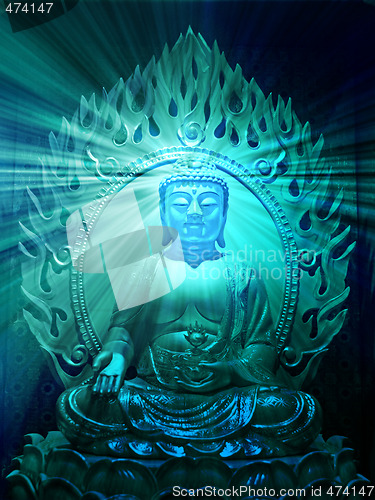 Image of Buddha illustration