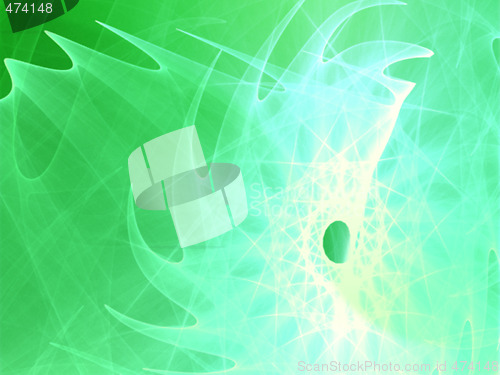 Image of Wavy glowing colors