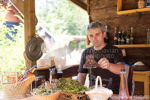 Image of herbalist small business owner