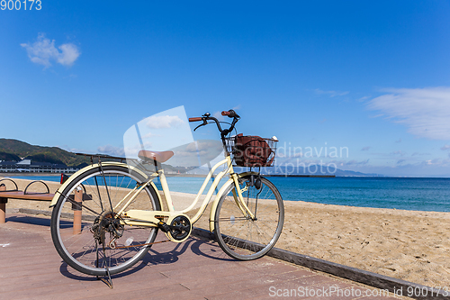 Image of Bike with seaside