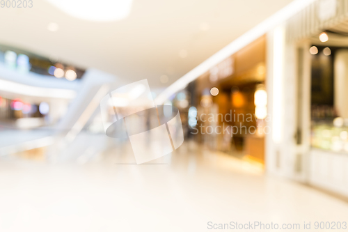 Image of Blur of shopping mall