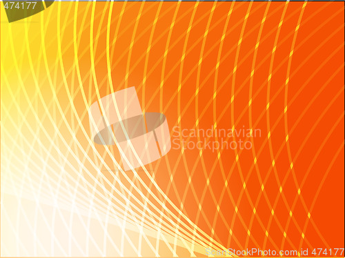 Image of Wavy glowing colors