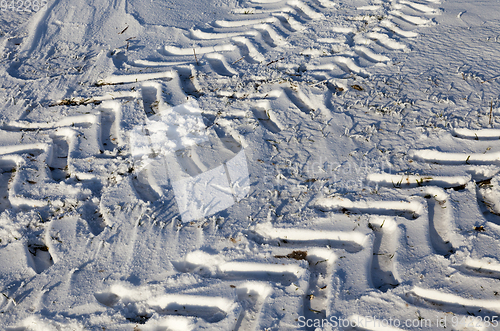 Image of Road under the snow