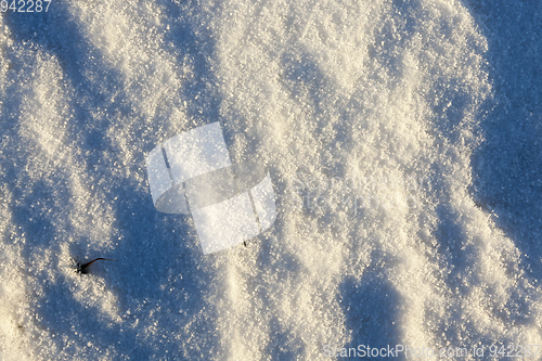 Image of Snow drifts in winter