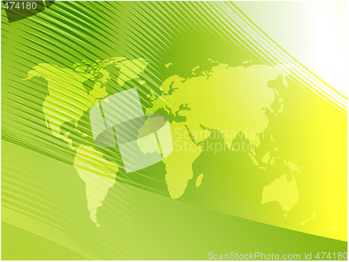 Image of Map of the world illustration