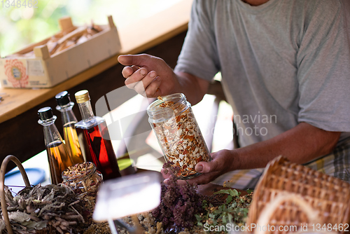 Image of herbalist workshop