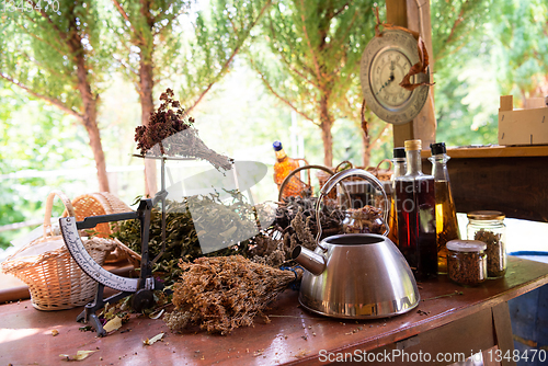 Image of herbalist workshop