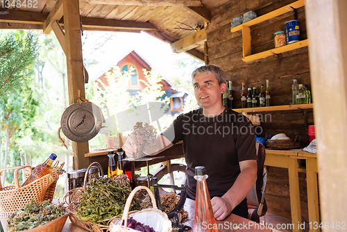 Image of herbalist small business owner