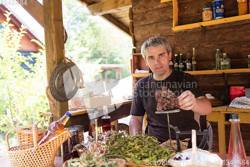 Image of herbalist small business owner