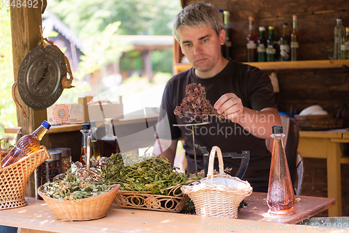 Image of herbalist small business owner