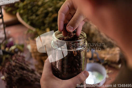 Image of herbalist small business owner