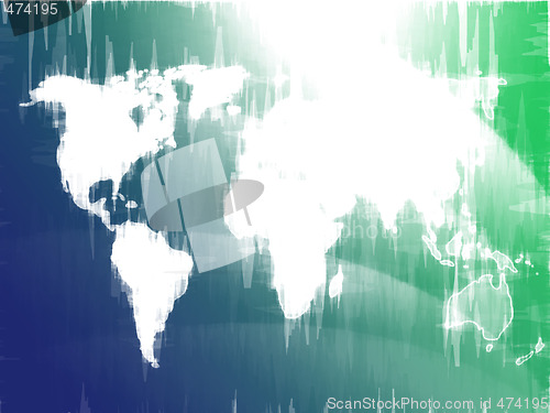 Image of Map of the world illustration