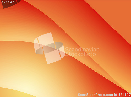 Image of Wavy glowing colors