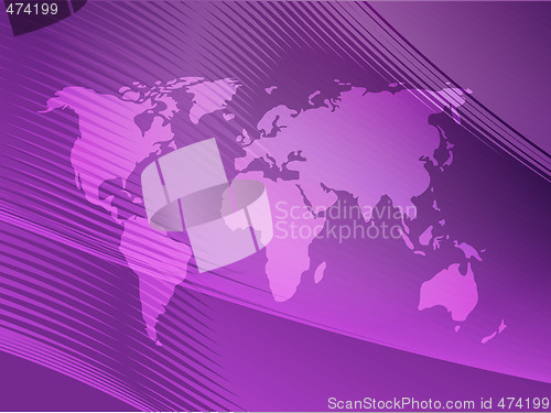 Image of Map of the world illustration
