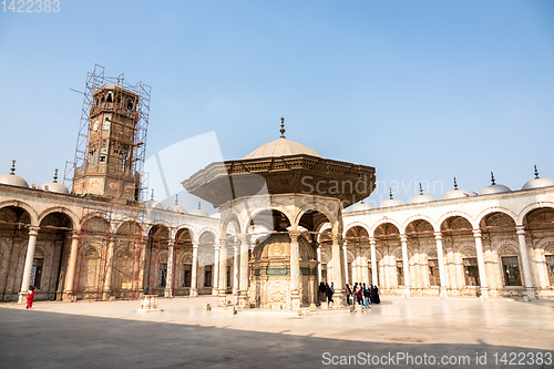 Image of The Mosque of Muhammad Ali in Cairo Egypt at daytime