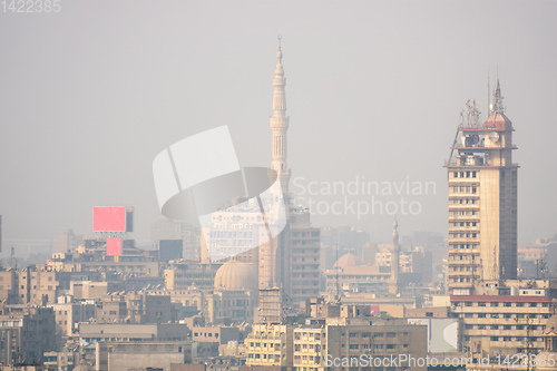 Image of mosque minaret in Cairo Egypt