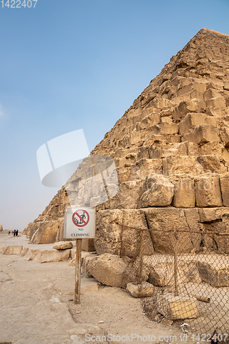 Image of Pyramids at Giza Cairo Egypt