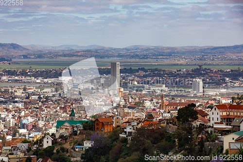 Image of Antananarivo cityscape, capital of Madagascar