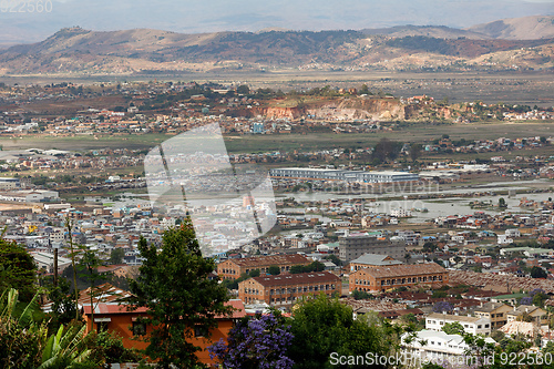 Image of Antananarivo cityscape, capital of Madagascar