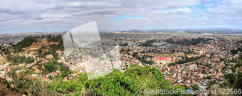 Image of panorama of Antananarivo capital of Madagascar