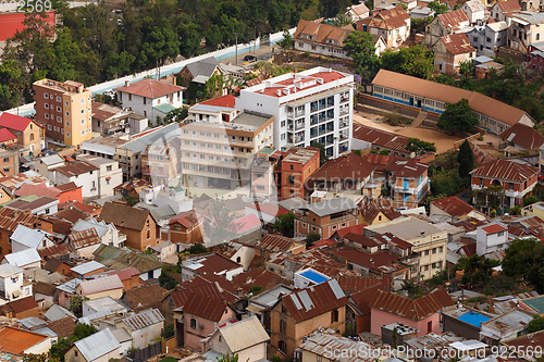 Image of Antananarivo cityscape, capital of Madagascar