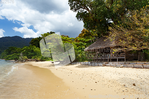 Image of beach in Masoala forest reserve, Madagascar