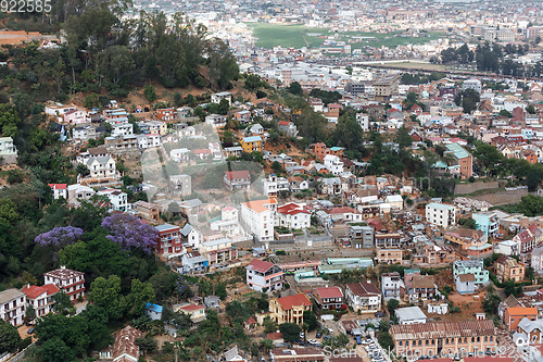 Image of Antananarivo cityscape, capital of Madagascar