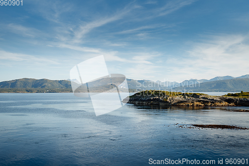 Image of Beautiful view on norwegian fjords