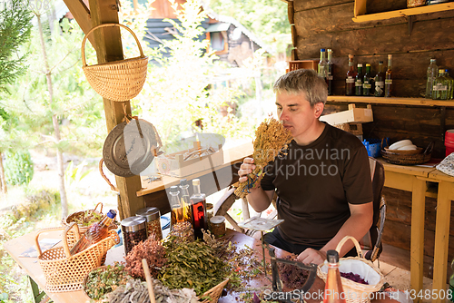 Image of herbalist small business owner