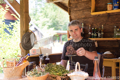 Image of herbalist small business owner