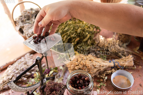 Image of herbalist small business owner