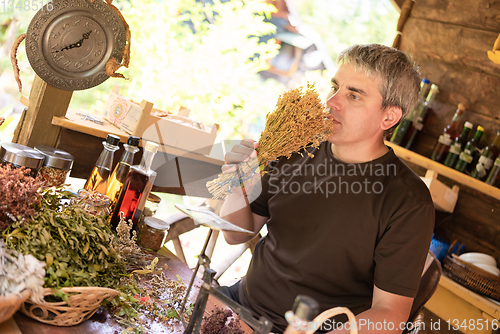 Image of herbalist small business owner