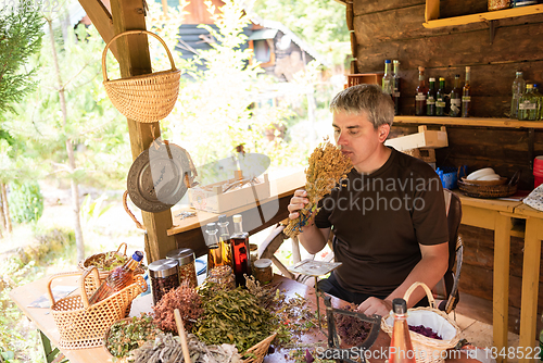 Image of herbalist small business owner