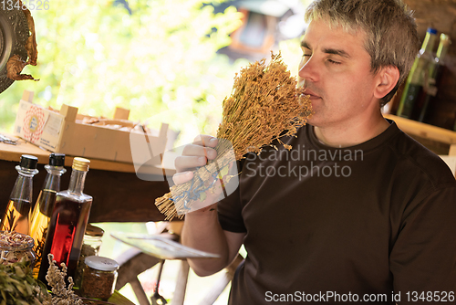 Image of herbalist small business owner