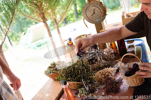 Image of herbalist small business owner