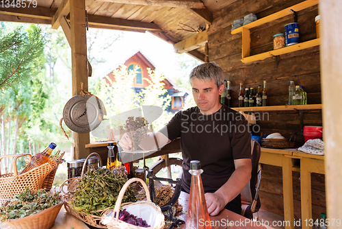 Image of herbalist small business owner