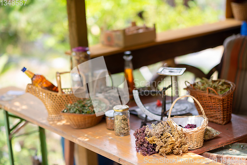 Image of herbalist workshop