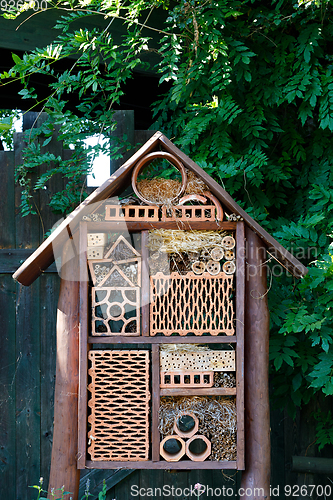Image of wooden garden decoration